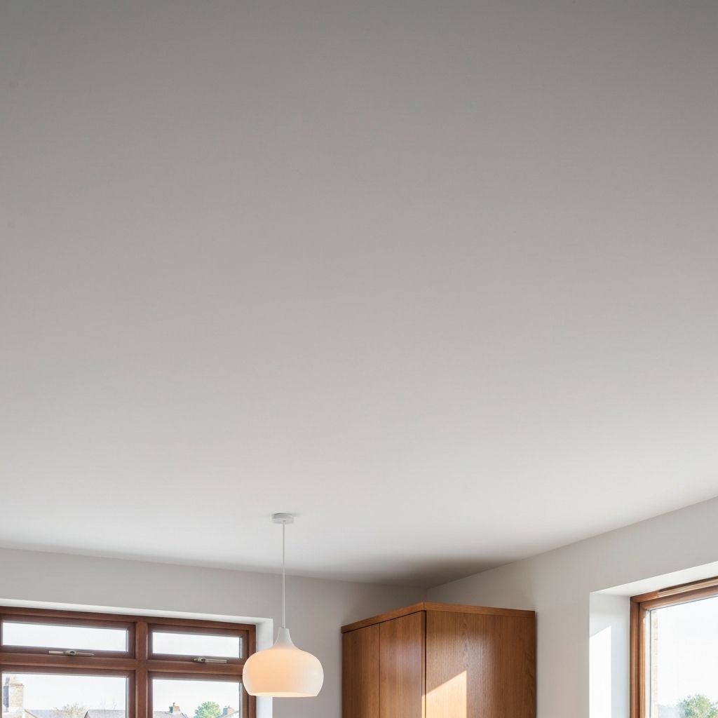 After: Ceiling Skim Coat